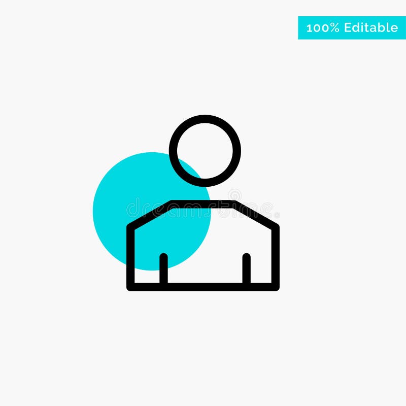 Avatar man, folk, symbol för vektor för punkt för cirkel för profilturkosviktig stock illustrationer Avatar man, folk, symbol för vektor för punkt för cirkel för profilturkosviktig stock illustrationer