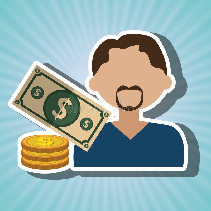 Avatar money bill coin Royalty Free Vector Image #3 Avatar money bill coin Royalty Free Vector Image