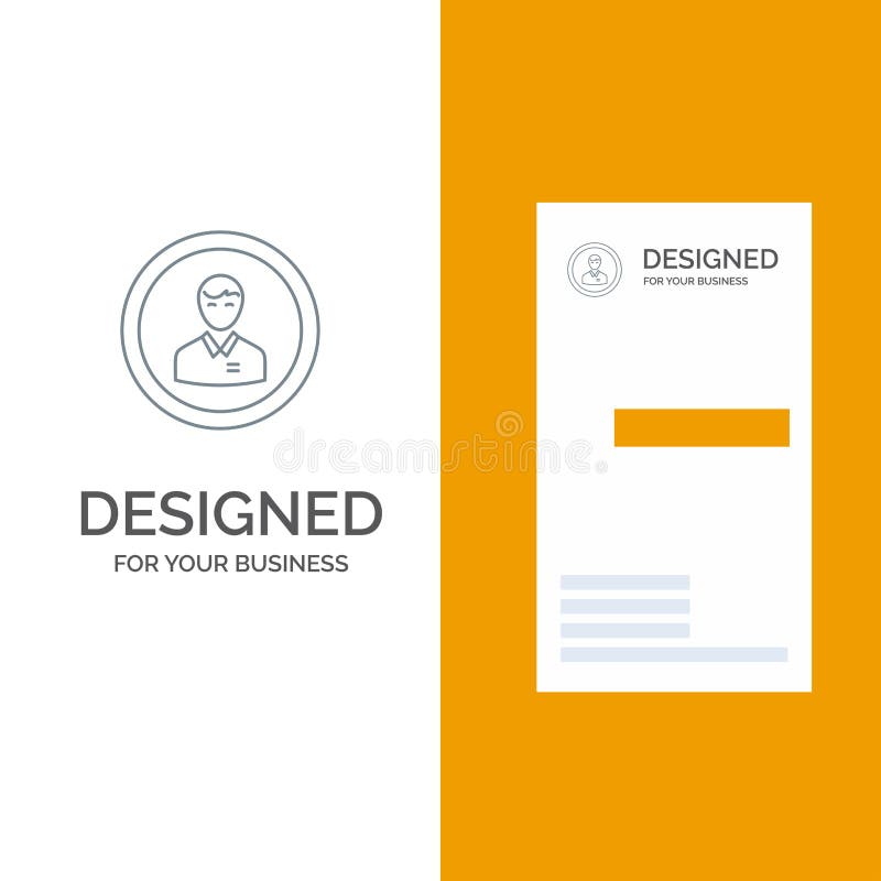 Avatar, negocio, ser humano, hombre, persona, perfil, usuario Grey Logo Design y plantilla de la tarjeta de visita libre illustration Avatar, negocio, ser humano, hombre, persona, perfil, usuario Grey Logo Design y plantilla de la tarjeta de visita libre illustration