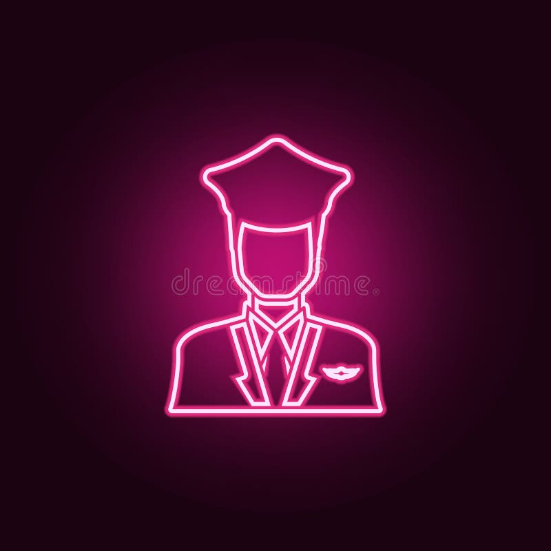 Avatars Avatar Icon Elements of Airport in Neon Style Icons Stock  Illustration  Illustration of symbol manager 142900403