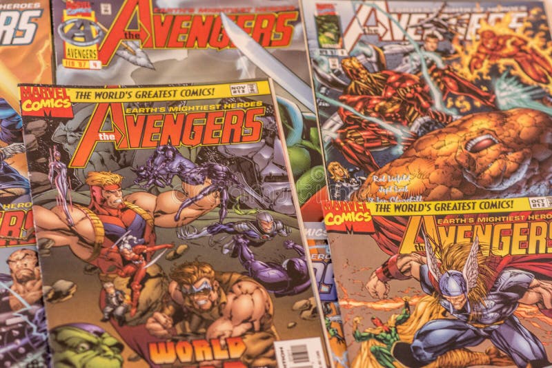 The Avengers Marvel comics superheroes