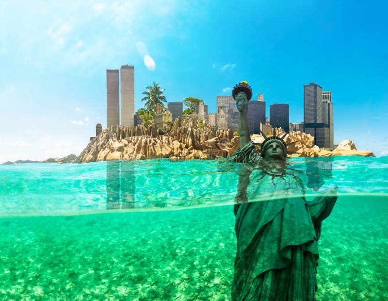 Avenir apocalyptique du réchauffement climatique photo stock Avenir apocalyptique du réchauffement climatique photo stock