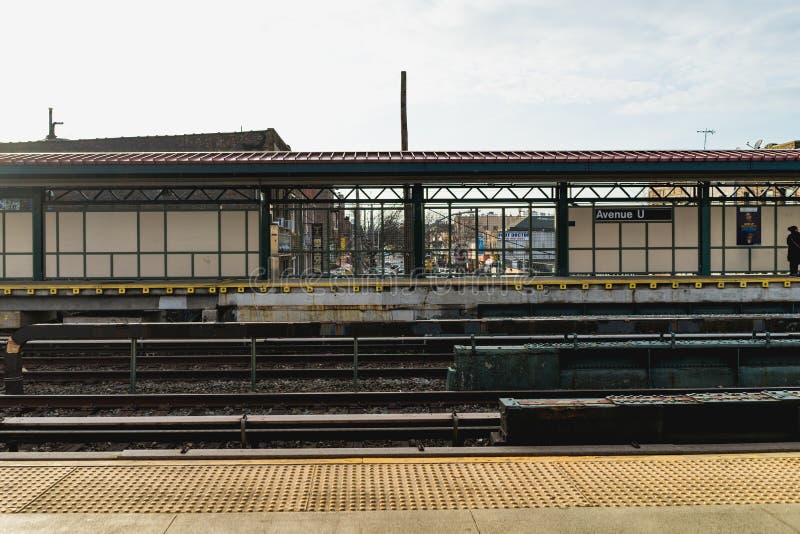 Avenue U Subway Station, Brooklyn Editorial Photo Image of brooklyn