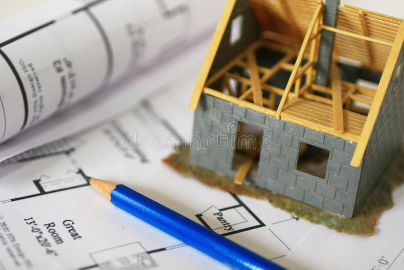 Avere una nuova casa fotografia stock Avere una nuova casa fotografia stock