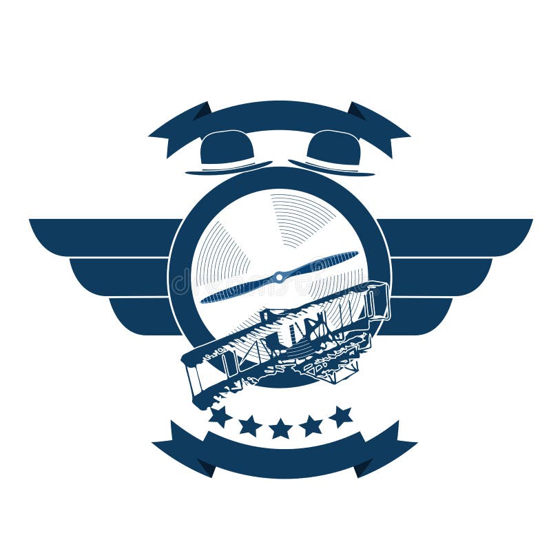 Avia_retro_badge ilustración del vector. Ilustración de retro - 105152928