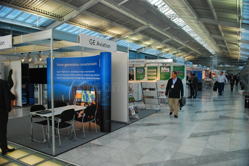 Aviation Electronics Europe 2017 Editorial Stock Image Image of