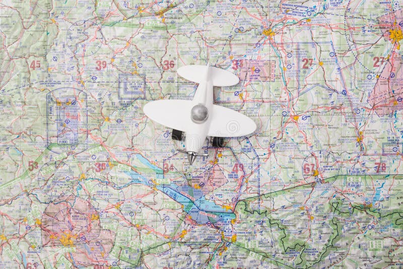 Aviation map stock photo. Image of airport, rudder, airplane 39262542