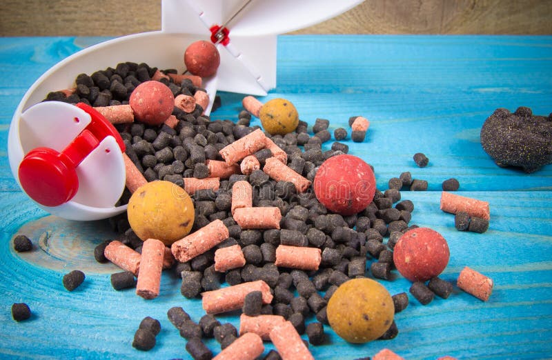 Avid Carp Air Range Spod. Bait rocket - big carp. stock photo