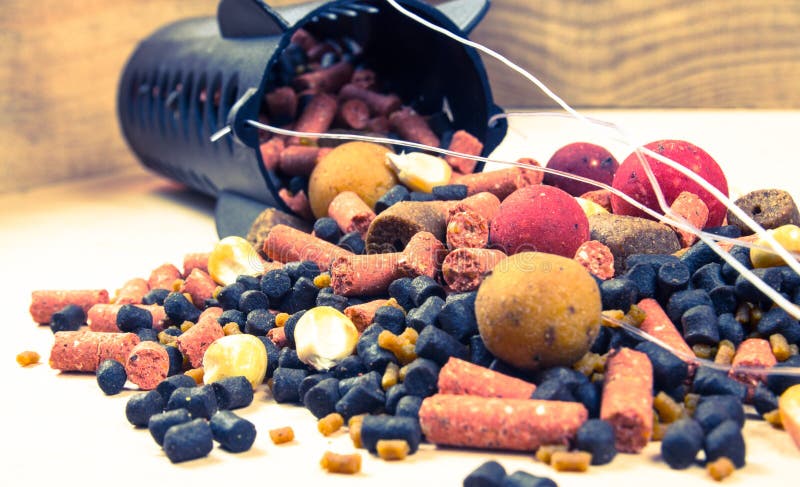 Avid Carp Air Range Spod. Bait rocket - big carp. stock photo