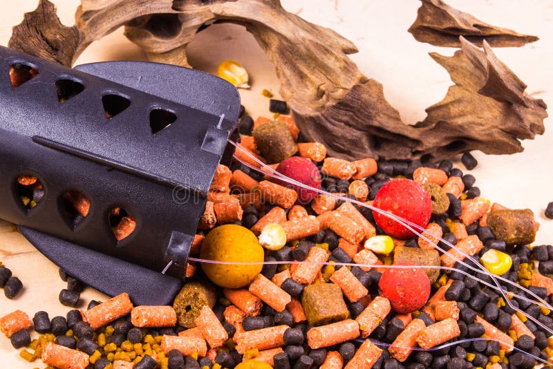 Avid Carp Air Range Spod. Bait rocket - big carp. stock image