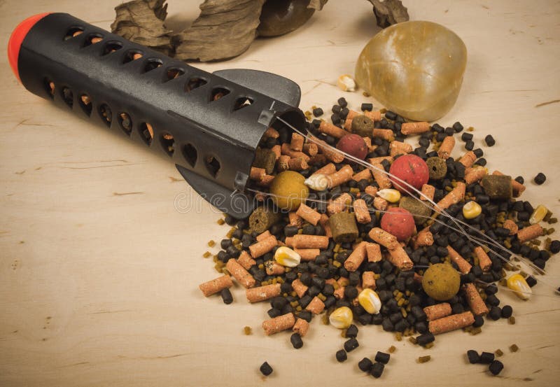 Avid Carp Air Range Spod. Bait rocket - big carp. royalty free stock photo