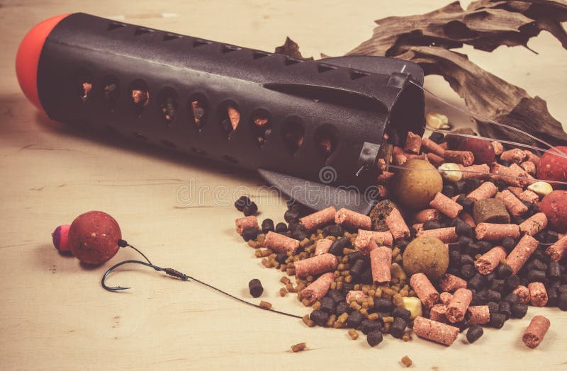 Avid Carp Air Range Spod. Bait rocket - big carp. stock photography
