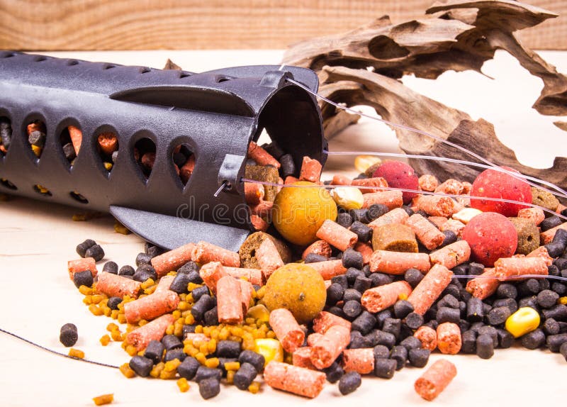 Avid Carp Air Range Spod. Bait rocket - big carp. stock photo
