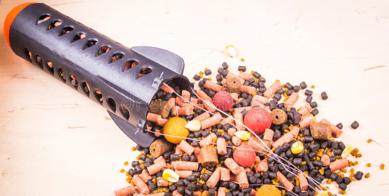 Avid Carp Air Range Spod. Bait rocket - big carp. stock photo
