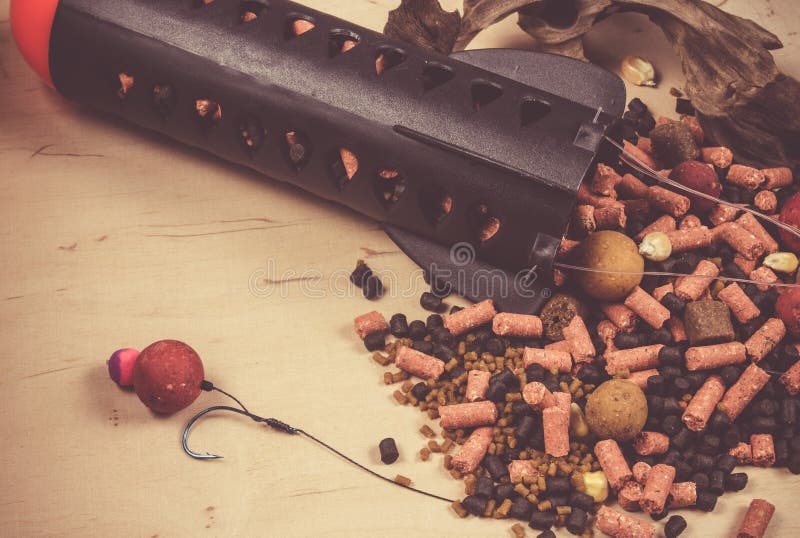 Avid Carp Air Range Spod. Bait rocket - big carp. stock images