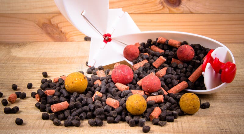 Avid Carp Air Range Spod. Bait rocket - big carp. stock images