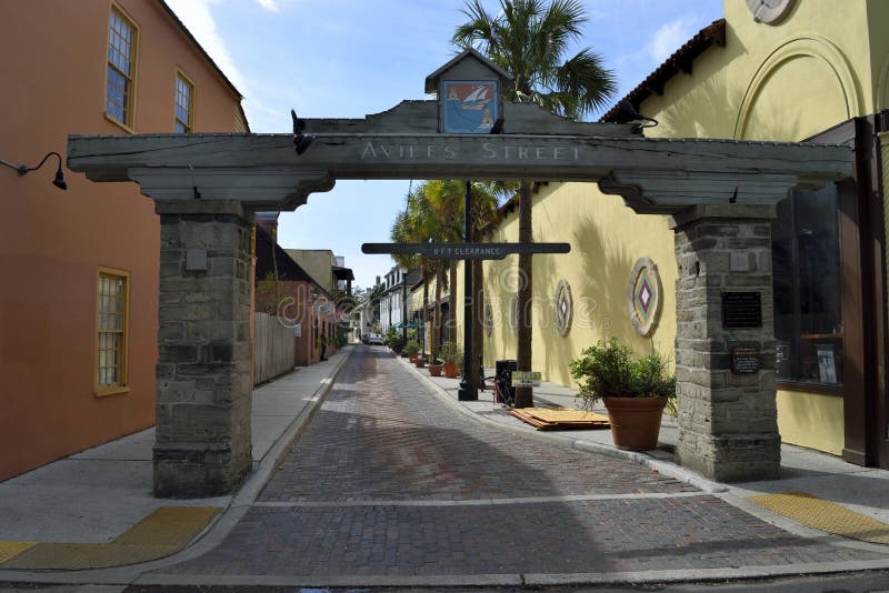 Aviles Street, St. Augustine, Florida