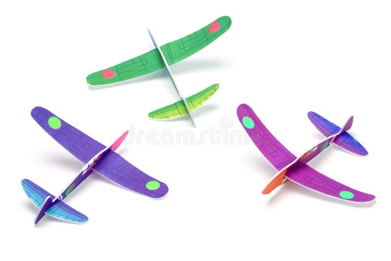 Planos de Espuma Naranja Planeadores de Espuma Azul Planos de Espuma de Juguete Verde Planos de Juguete Desmontables Ligeros de Luz para Niños Niños Chicas 7 pcs SwirlColor Aviones de Corcho 