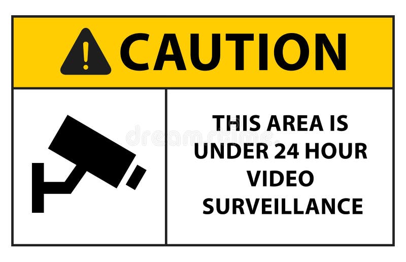 Aviso cortés Cctv sonrisa en CCTV Señal Advertencia rígido 3 mm 200 Mm x 150 mm 