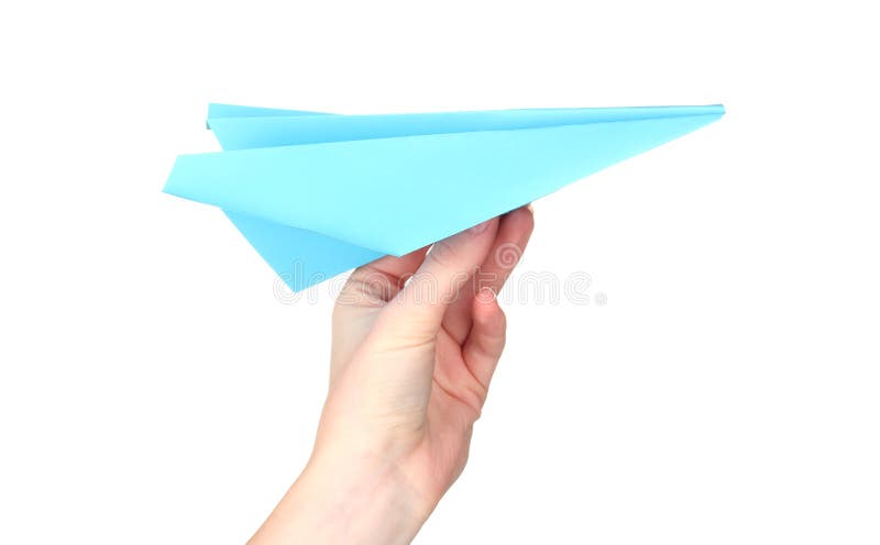 Avião de papel de Origami disponivel imagens de stock royalty free Avião de papel de Origami disponivel imagens de stock royalty free