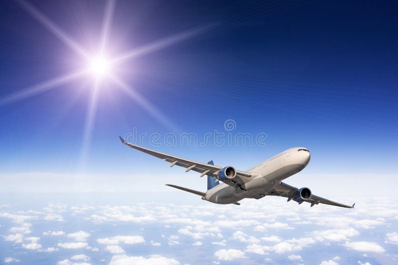 Avión de pasajeros grande foto de archivo libre de regalías Avión de pasajeros grande foto de archivo libre de regalías