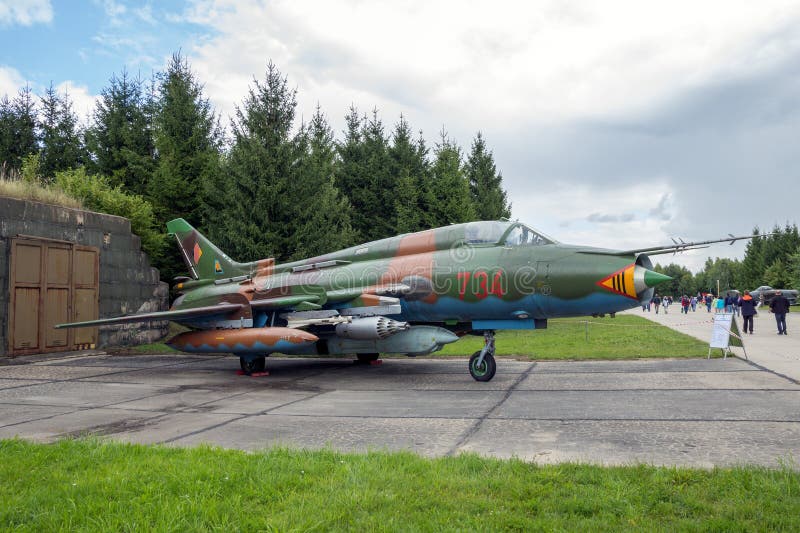 Aviões de avião de combate do ajustador de Sukhoi Su-22