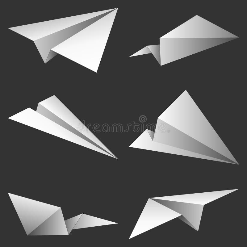 Set of 6 paper airplanes. Set of 6 paper airplanes.