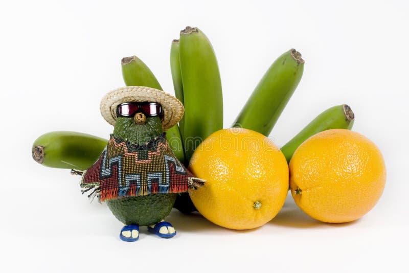 Avocado en Tropisch Fruit royalty-vrije stock fotografie Avocado en Tropisch Fruit royalty-vrije stock fotografie