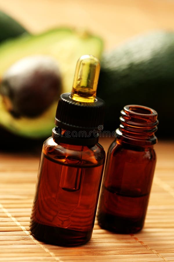 Avocado essential oil stock photo. Image of healthy, medicine 8827810