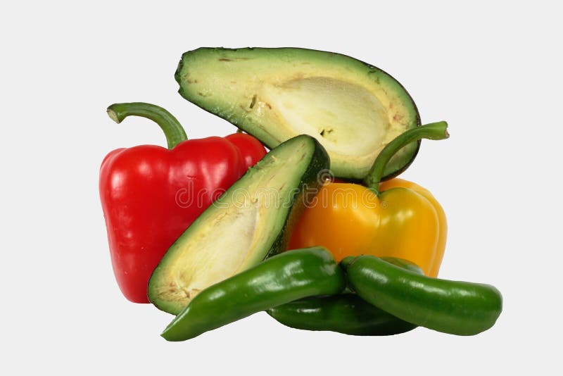 Avocado and pepper