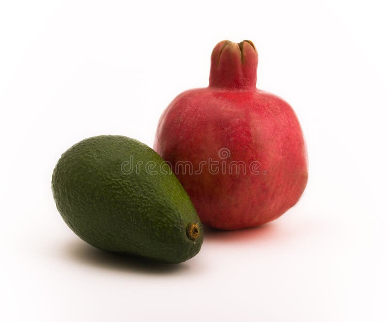 Avocado and pomegranate