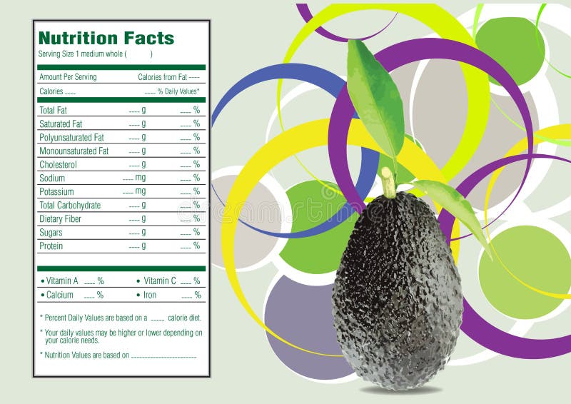 Avocado's stock illustratie Avocado's stock illustratie