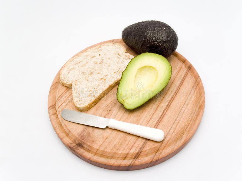 Avocado and sliced bread