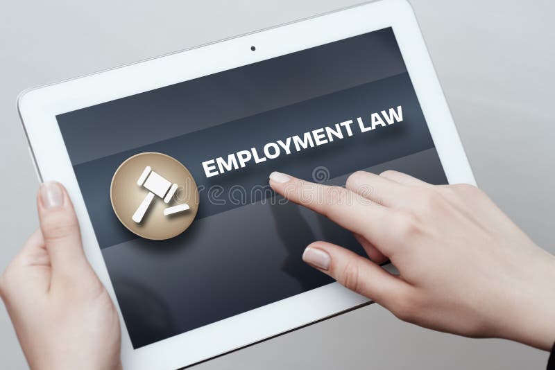 Avocat Business Concept de règles juridiques de droit de l'emploi