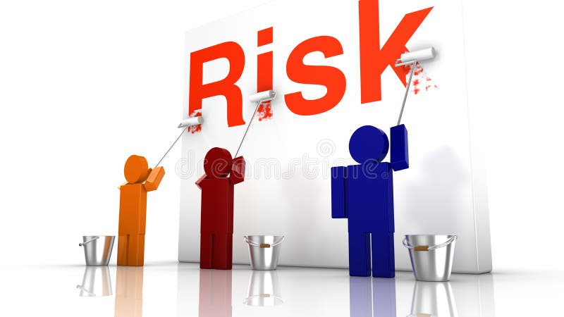 Risk assessment decision stock illustration. Illustration of concept ...