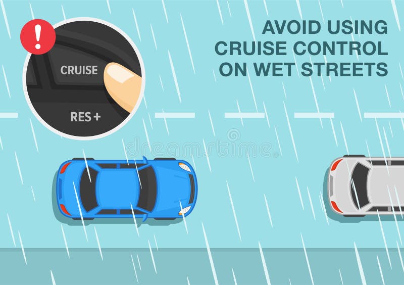 cruise control wet weather myth