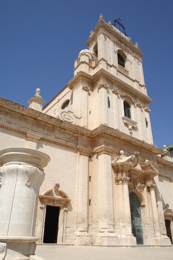 Avolathe cathedral stock image. Image of holiday, travel 15857863