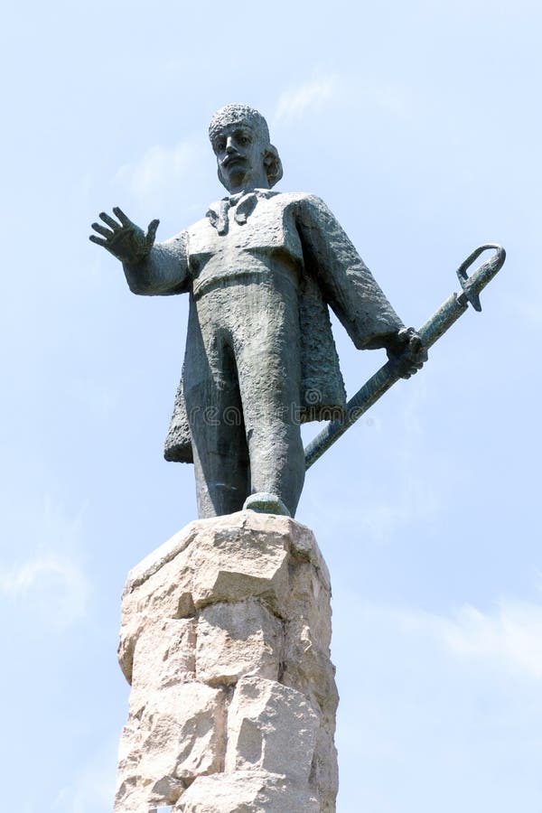 Avram Iancu statue close-up - Cluj Napoca, Romania, Europe royalty free stock photography Avram Iancu statue close-up - Cluj Napoca, Romania, Europe royalty free stock photography