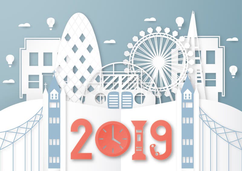 3 avril 2019 : Point de repère et bâtiment célèbres supérieurs de Londres pour le voyage et la visite Conception d'illustration d illustration libre de droits 3 avril 2019 : Point de repère et bâtiment célèbres supérieurs de Londres pour le voyage et la visite Conception d'illustration d illustration libre de droits