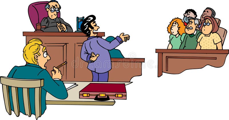 Avvocato davanti alla giuria