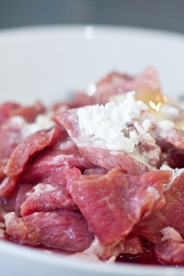 Aw Beef Marinated with Flour Stock Photo Image of beef, fresh 14905456