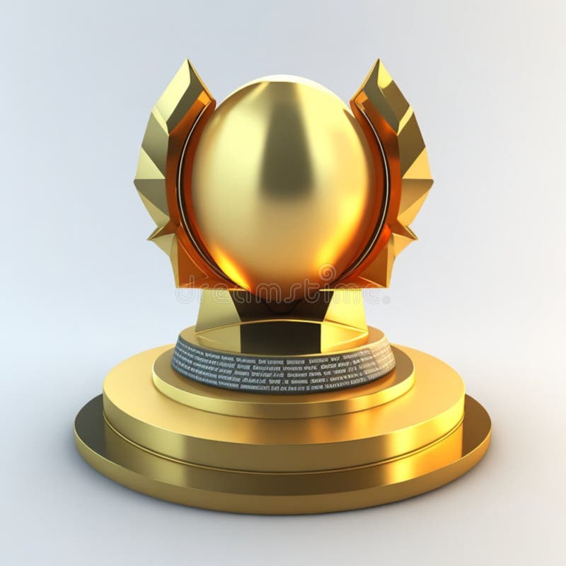 Award 3d rendern Element Set Star Preis Kronkonzept ai generativ vektor abbildung