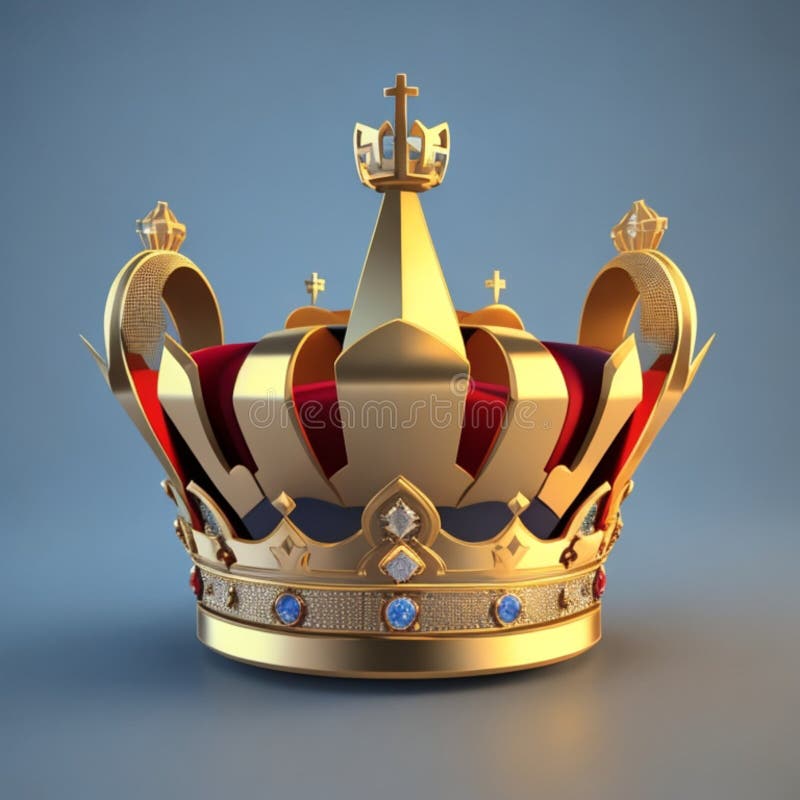 Award 3d rendern Element Set Star Preis Kronkonzept ai generativ vektor abbildung