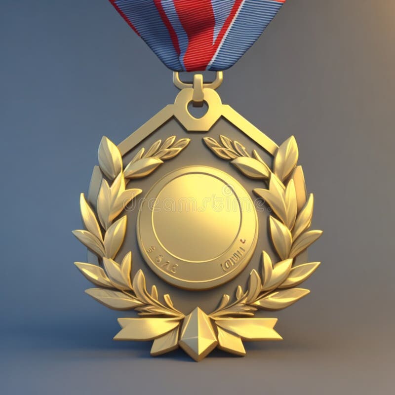 Award 3d rendern Element Set Star Preis Kronkonzept ai generativ lizenzfreie abbildung