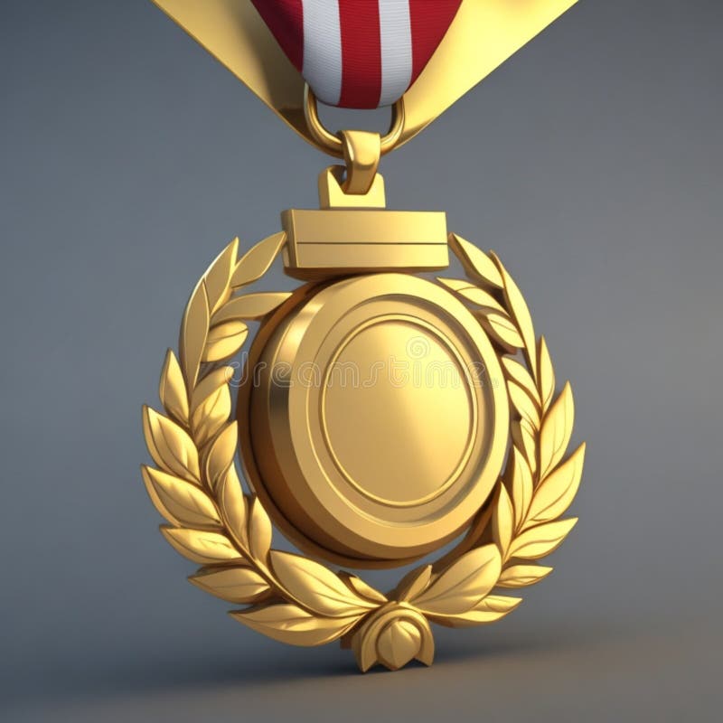 Award 3d rendern Element Set Star Preis Kronkonzept ai generativ vektor abbildung
