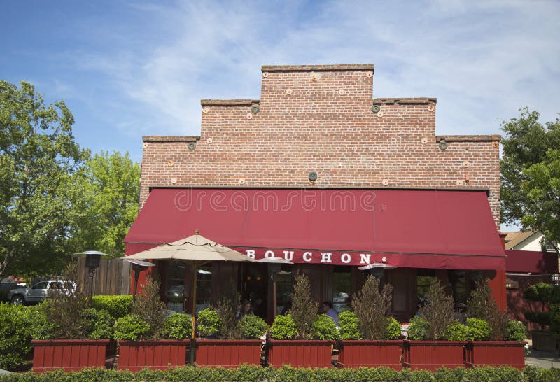 An award winning Bouchon restaurant in Yountville, Napa Valley