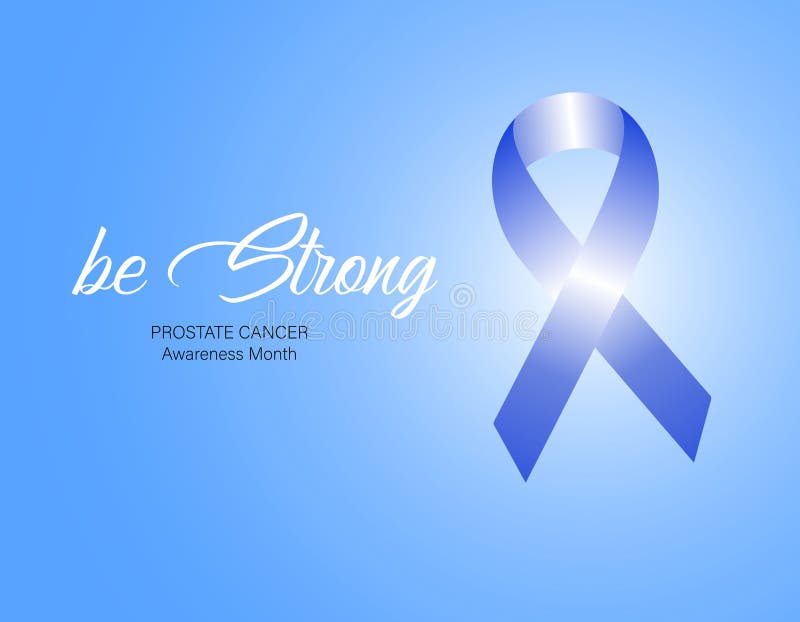 Awareness Blue Ribbon. World Prostate Cancer Day concept. Vector Illustration. Men healthcare concept vector illustration Awareness Blue Ribbon. World Prostate Cancer Day concept. Vector Illustration. Men healthcare concept vector illustration