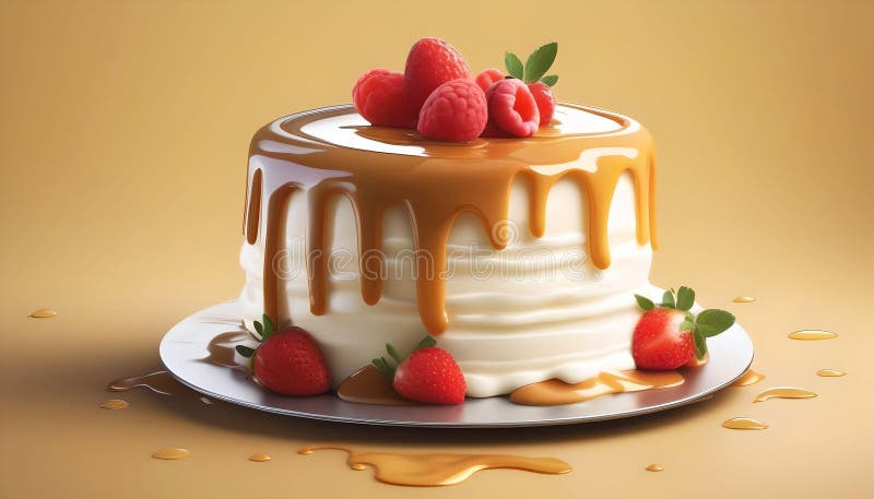 Fotografie cu tort alimentar modern, de design, uimitoare și atrăgătoare, generată vector illustration