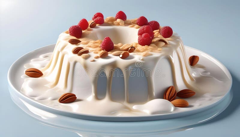 Fotografie cu tort alimentar modern, de design, uimitoare și atrăgătoare, generată vector illustration