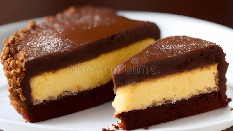 Fotografie cu tort alimentar modern, de design, uimitoare și atrăgătoare, generată stock illustration